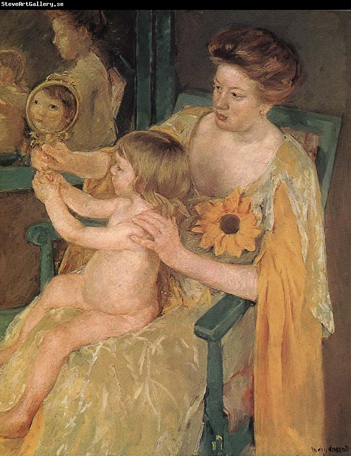 Mary Cassatt Mother and  son